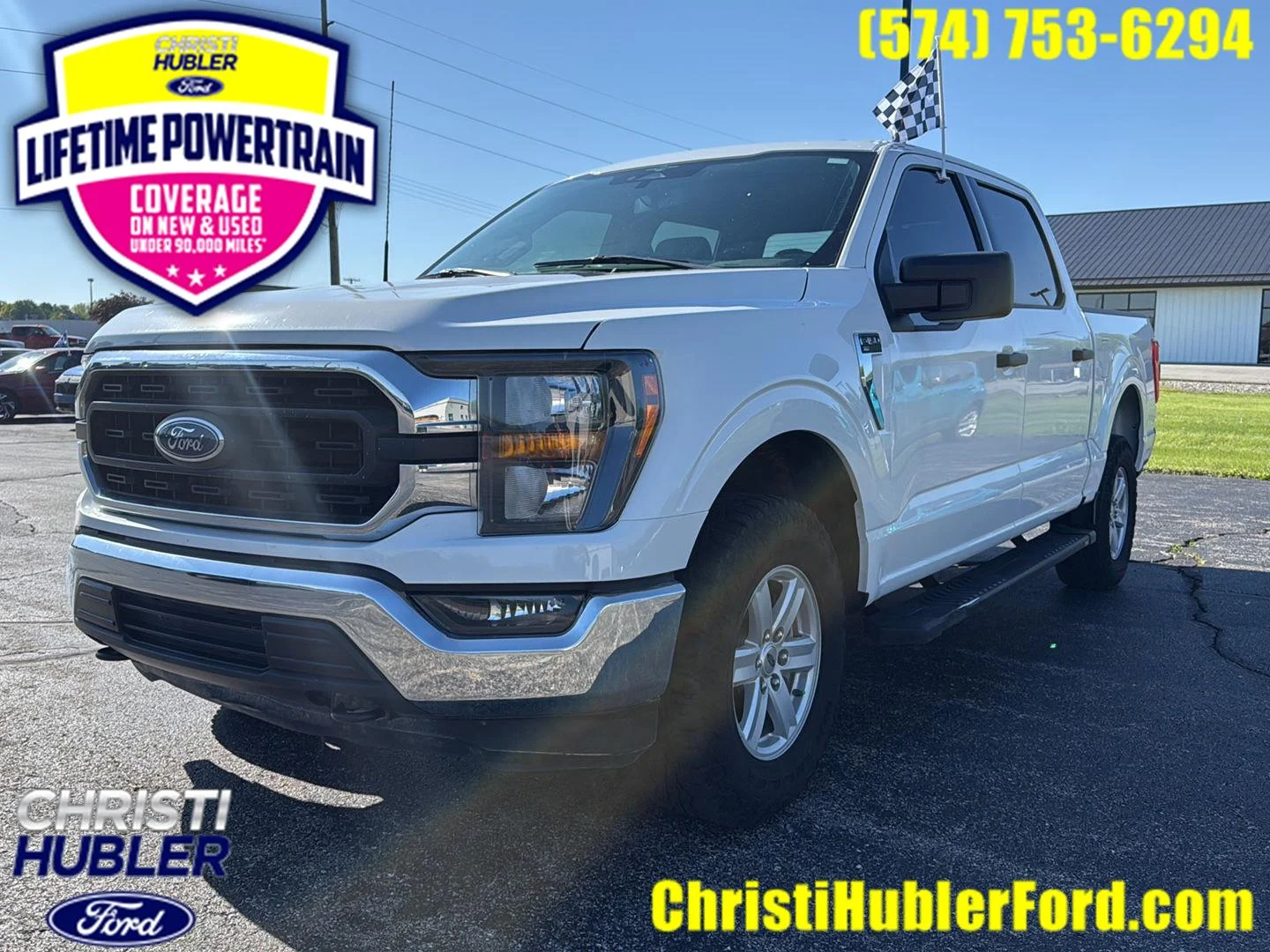 Used 2023 Oxford White Ford XLT image 1