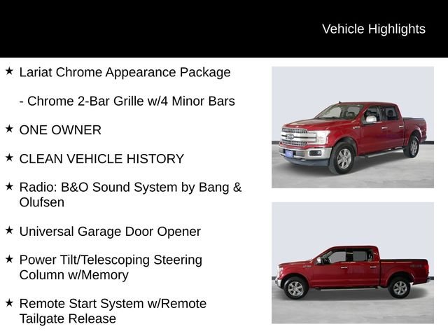 Certified Used 2019 Ruby Red Metallic Ford Lariat image 25