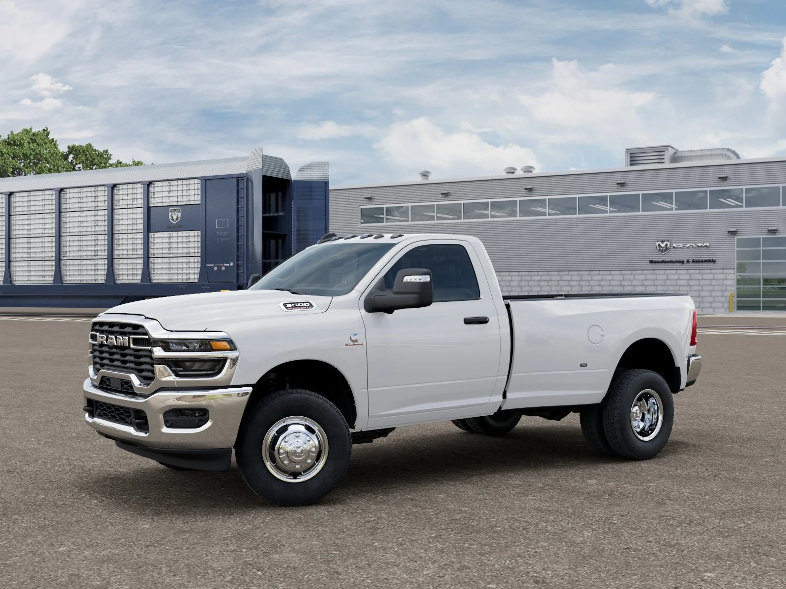 New 2026 Bright White Clear-Coat Exterior Paint RAM Tradesman image 28