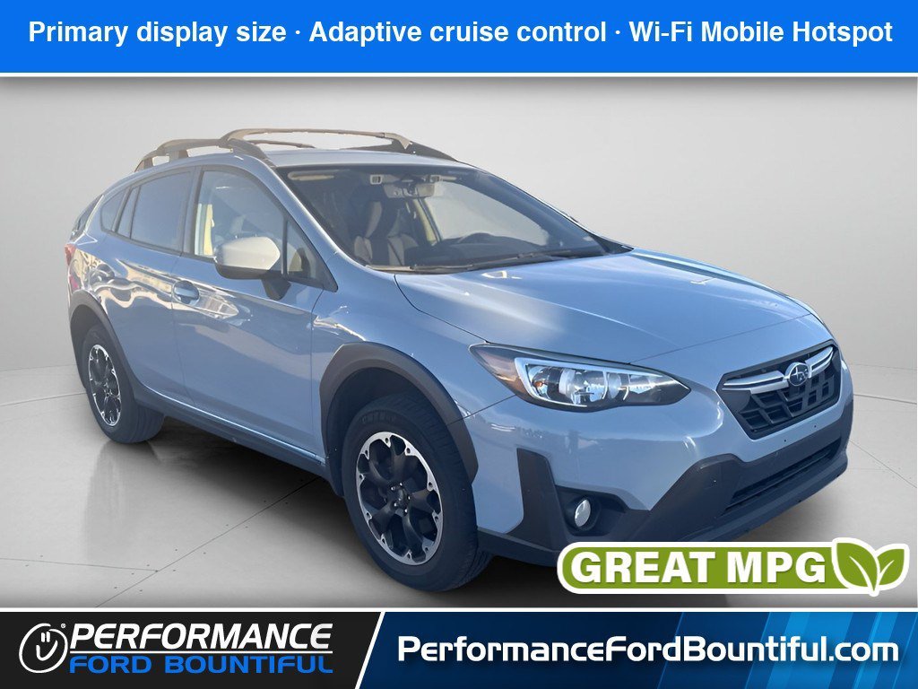 Certified Used 2021 Cool-Gray Khaki Subaru Premium image 1