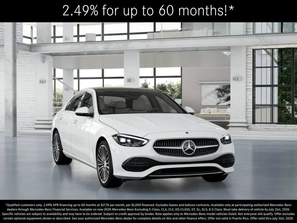 New 2026 Polar White Mercedes-Benz C 300 image 51