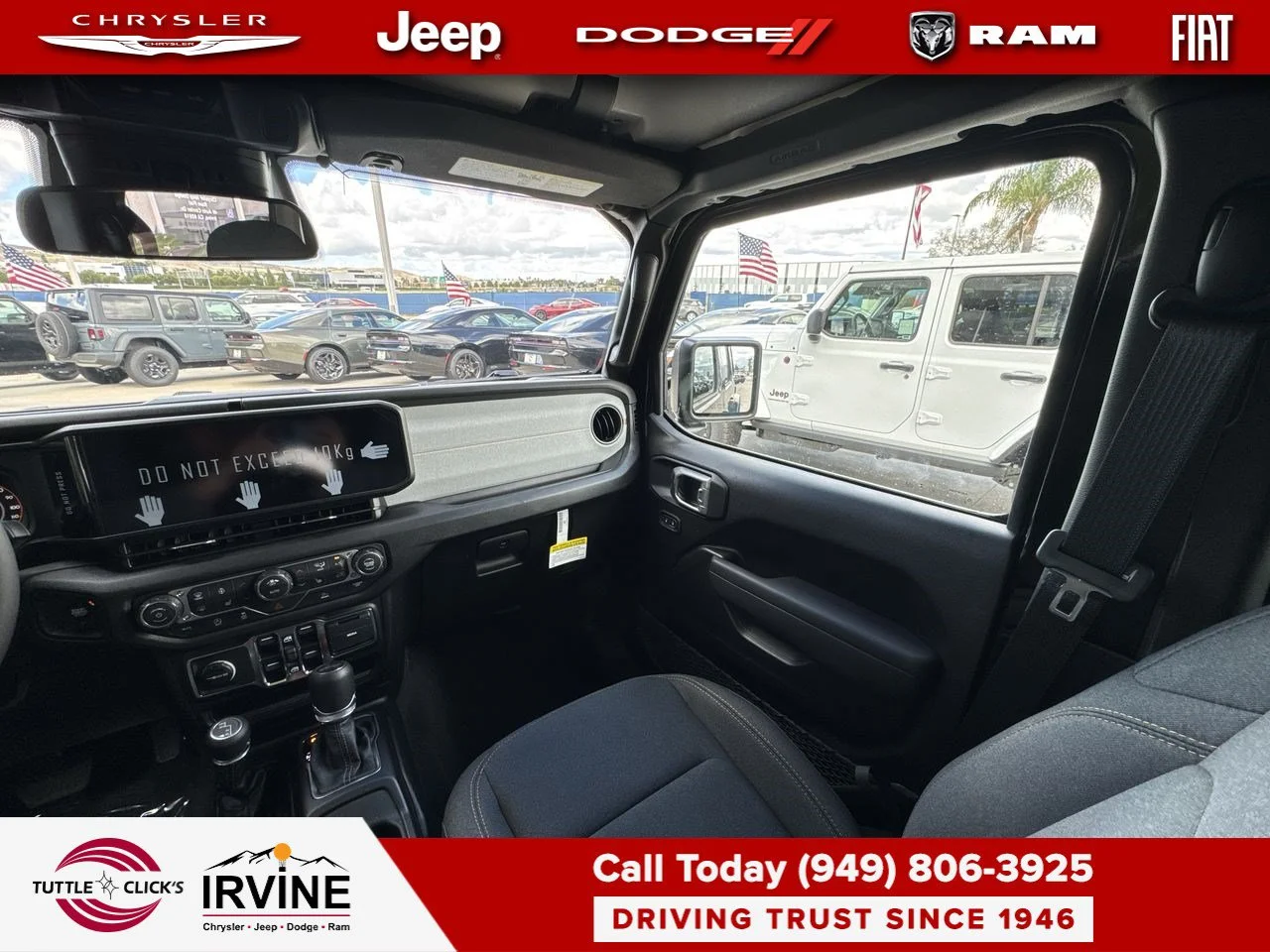 New 2027 Black Clear-Coat Paint Jeep Sport S image 3
