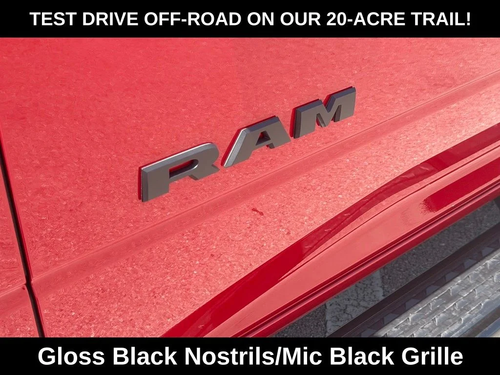 New 2026 Flame Red Clear-Coat Exterior Paint RAM Big Horn image 33