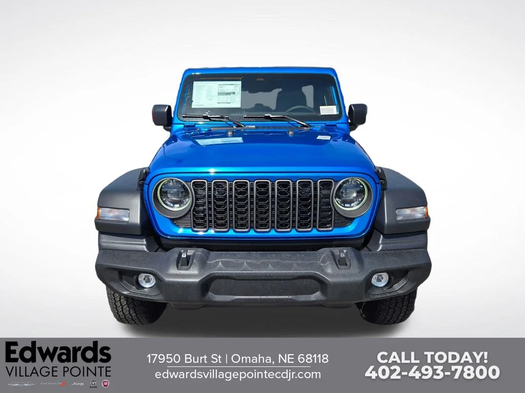 New 2026 Hydro Blue Pearl-Coat Exterior Paint Jeep Sport S image 8