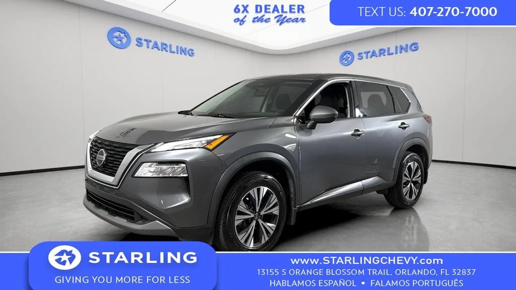 Used 2021 Gray Nissan SV FWD image 1