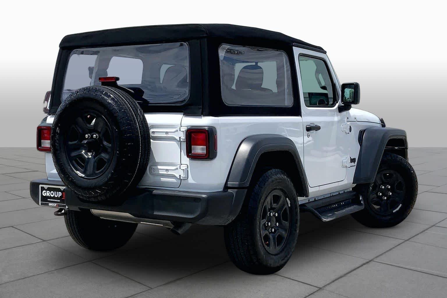 Used 2024 Bright White Clearcoat Jeep Sport image 12