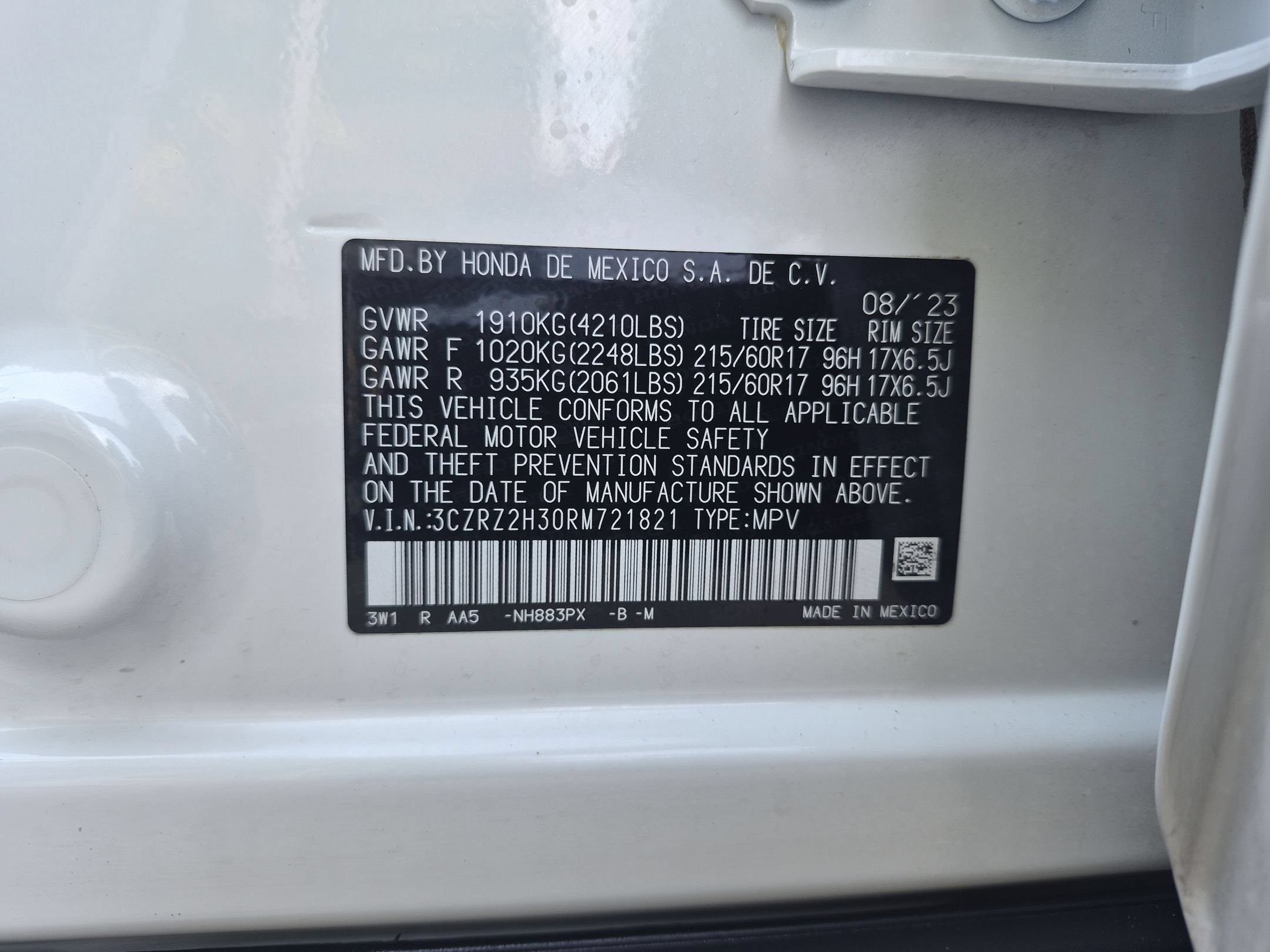 2024 Honda HR-V LX - Photo 33