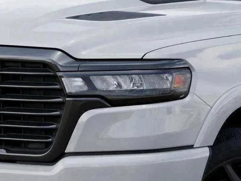 New 2026 Bright White Clear-Coat Exterior Paint RAM Laramie image 79