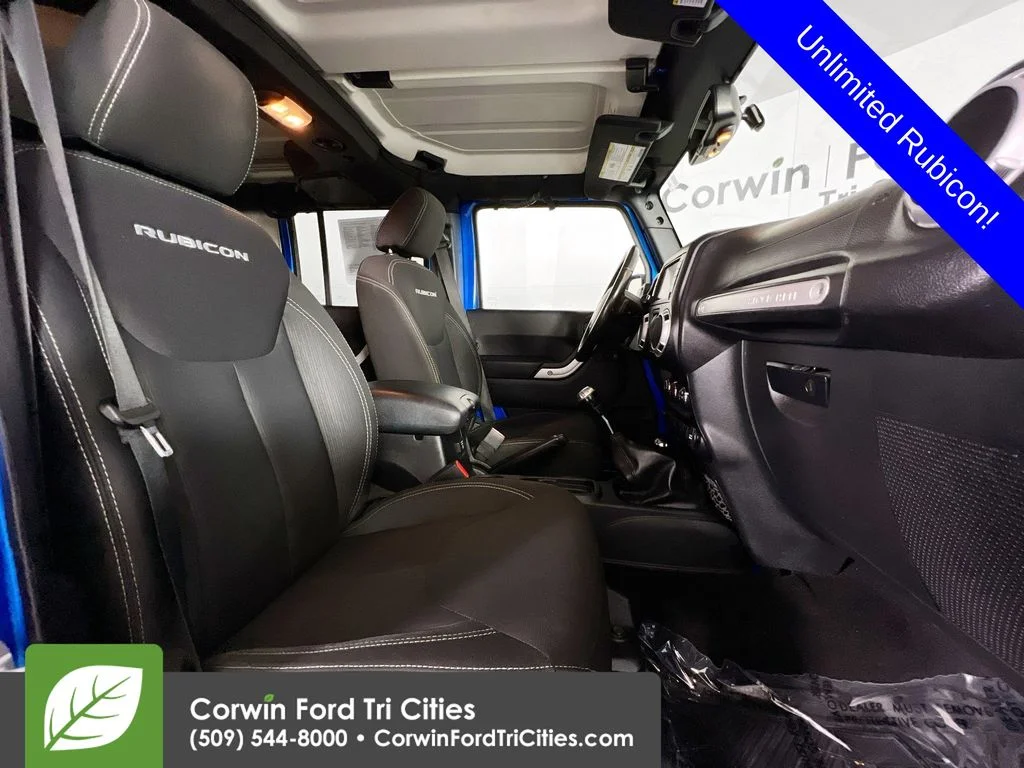 Used 2016 Blue Jeep Unlimited Rubicon image 17