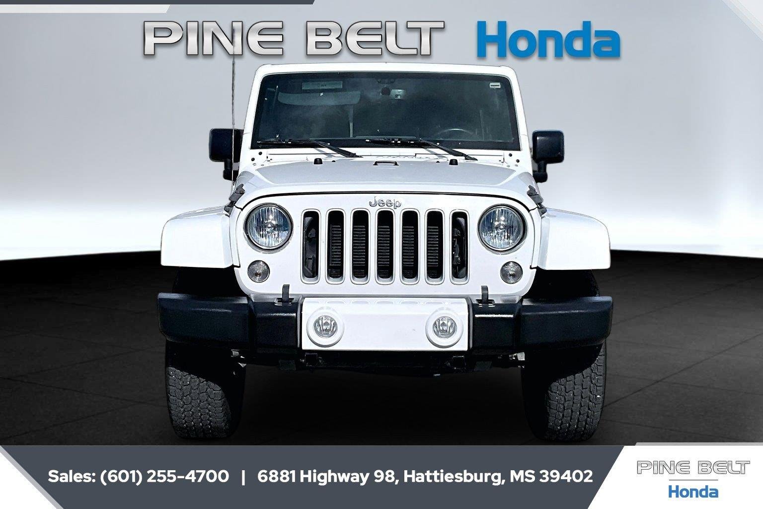 Used 2016 Bright White Clearcoat Jeep Sahara image 3