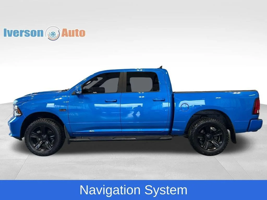 Used 2018 Hydro Blue Pearlcoat Ram Sport image 6
