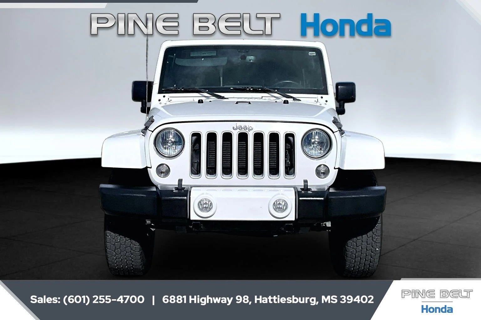 Used 2016 Bright White Clearcoat Jeep Sahara image 3