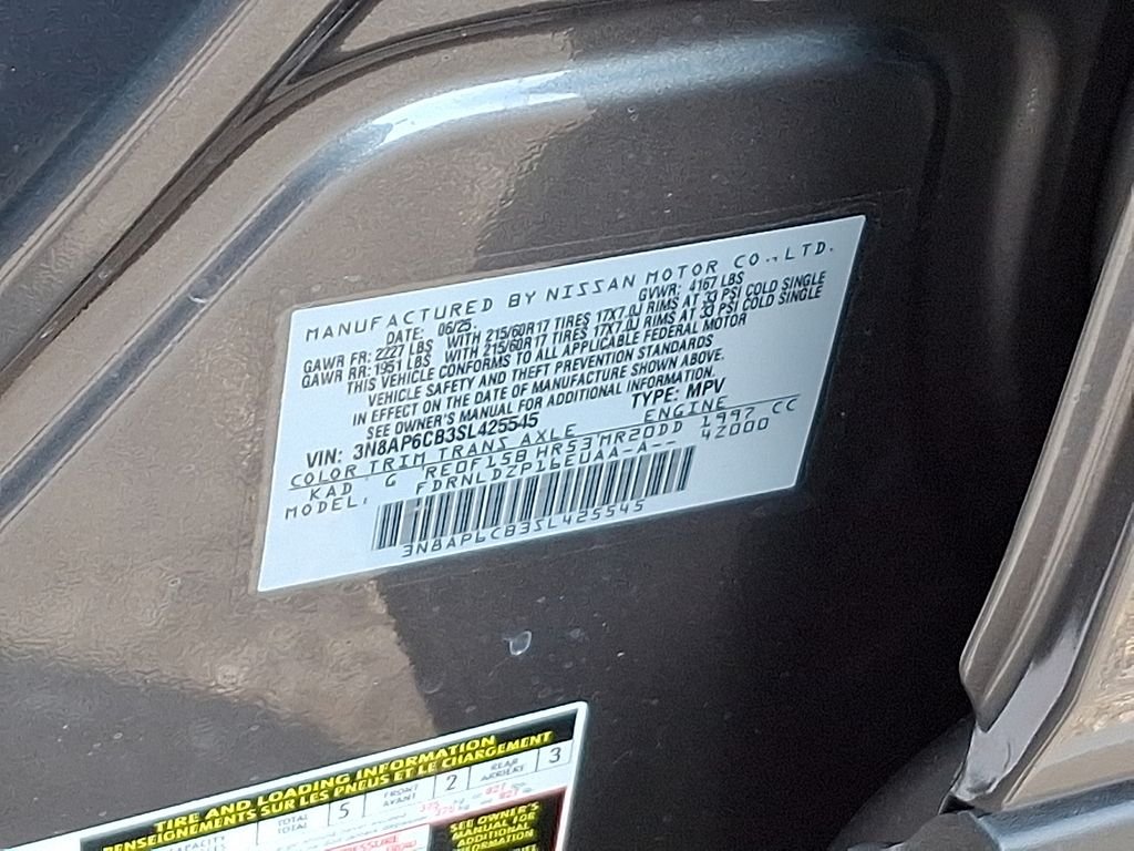 Certified Used 2025 Gray Nissan SV image 10