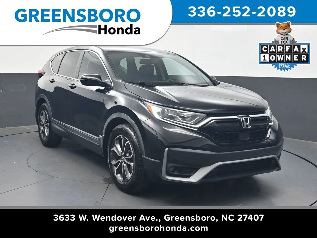 Used 2020 Crystal Black Pearl Honda EX-L image 1