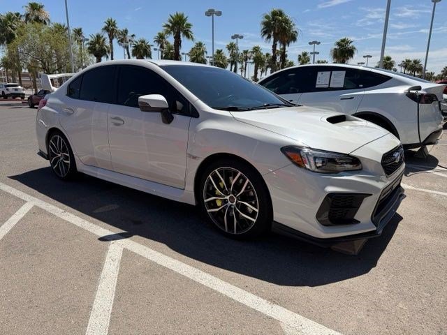 Used 2021 Crystal White Pearl Subaru STI image 2