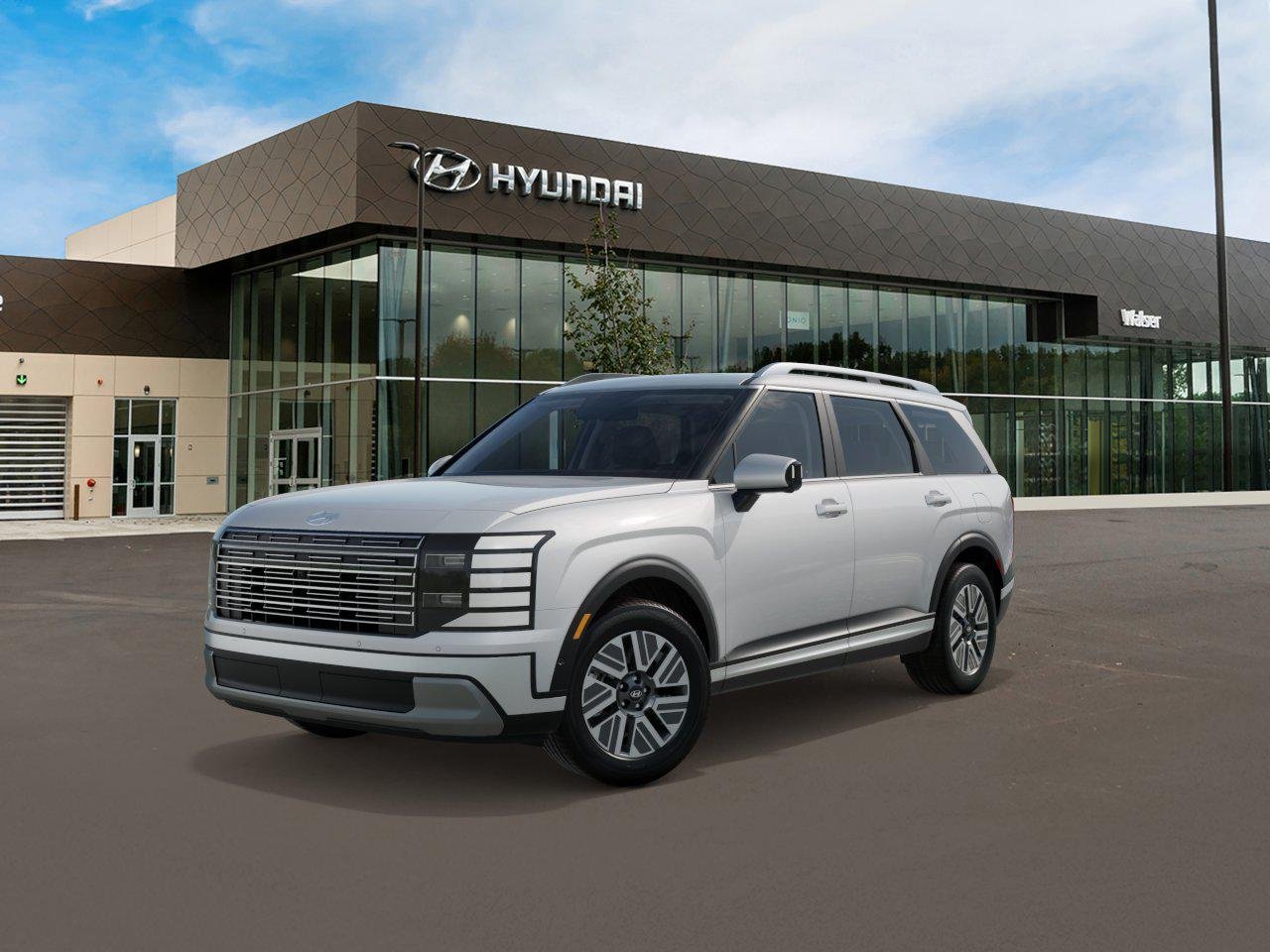 New 2027 Creamy White Pearl Hyundai SEL Premium 7P AWD image 19