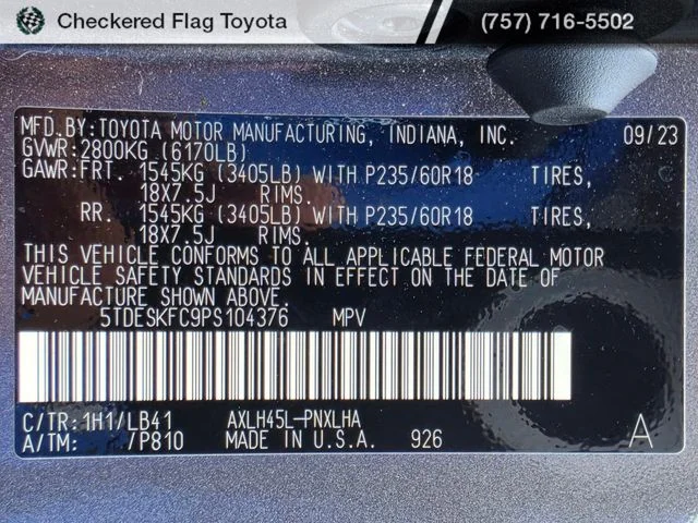 Used 2023 Predawn Gray Mica Toyota Platinum image 23
