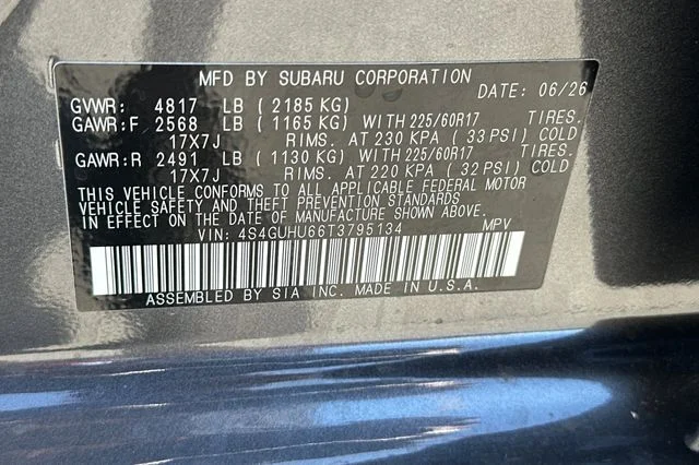 New 2026 MAGNETITE GRAY PEARL Subaru Wilderness image 24