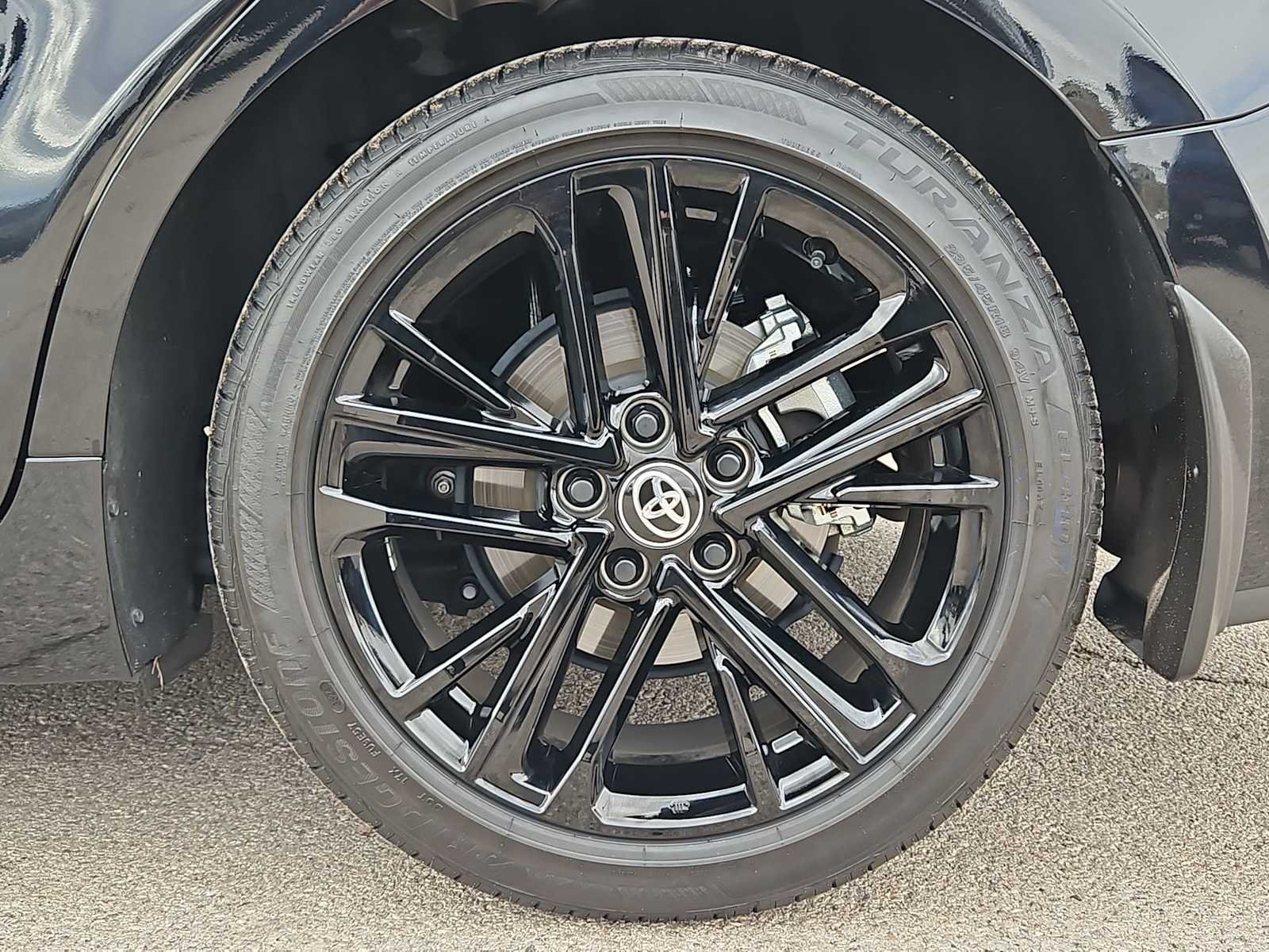 Used 2025 Midnight Black Metallic Toyota SE image 13