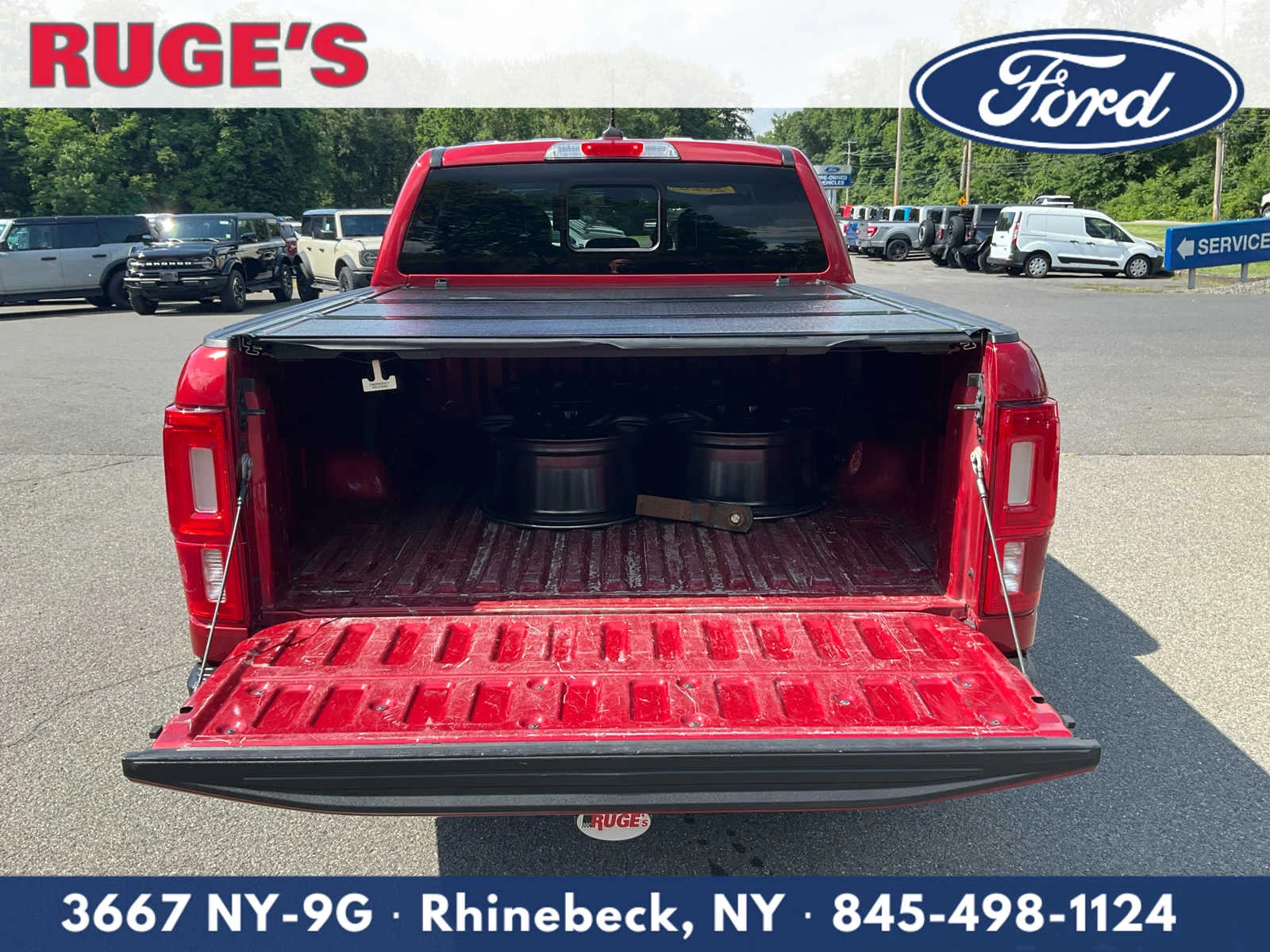 Used 2020 Rapid Red Metallic Tinted Clearcoat Ford LARIAT image 14