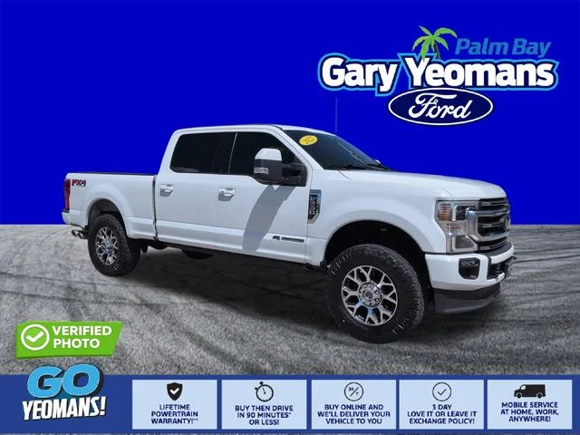Used 2022 Oxford White Ford Lariat image 1