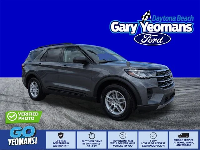 New 2026 Carbonized Gray Metallic Ford Active image 1