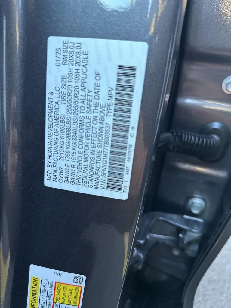 2026 Honda Pilot Touring - Photo 23