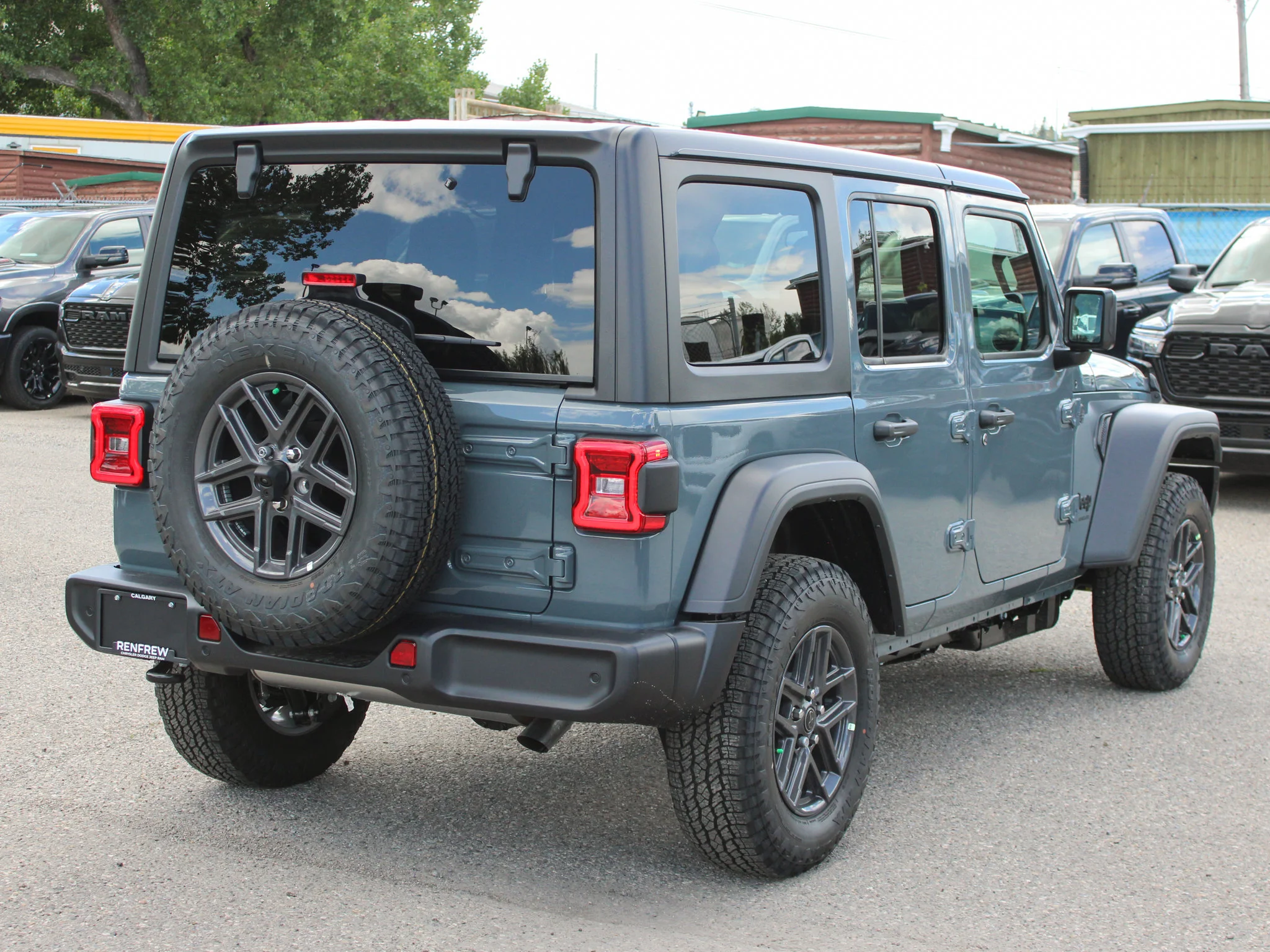 New 2026 Dark blue Jeep Sport S* 4 Door 4x4, Remote Start, Heated Seats/Wheel, Safety Group image 4