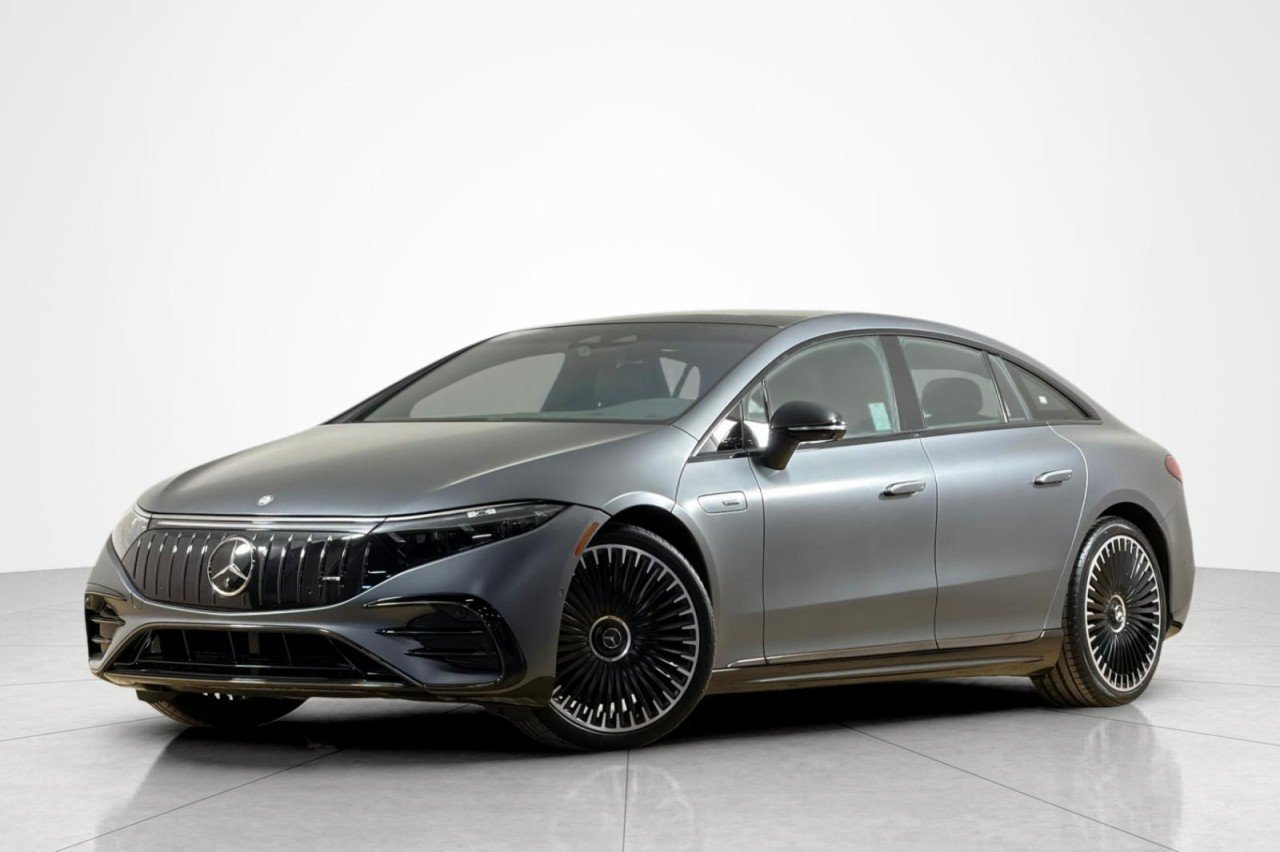 Certified Used 2024 MANUFAKTUR Selenite Grey Magno Mercedes-Benz AMG® EQS image 1