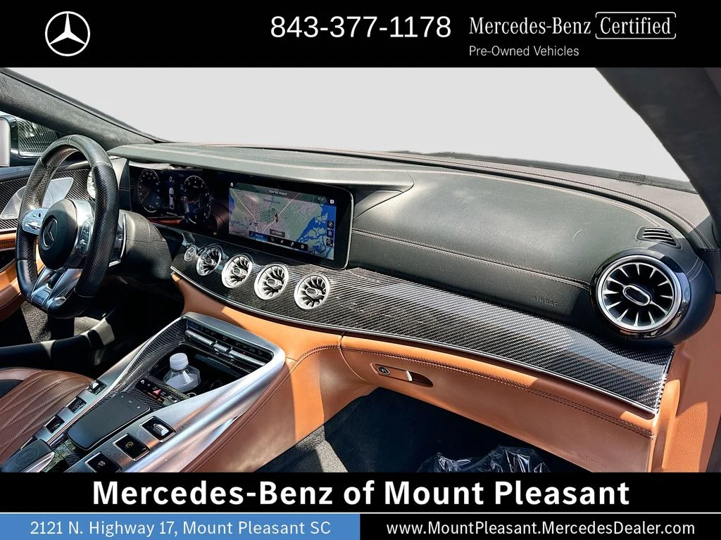 Certified Used 2021 designo Selenite Gray Magno Mercedes-AMG S image 31