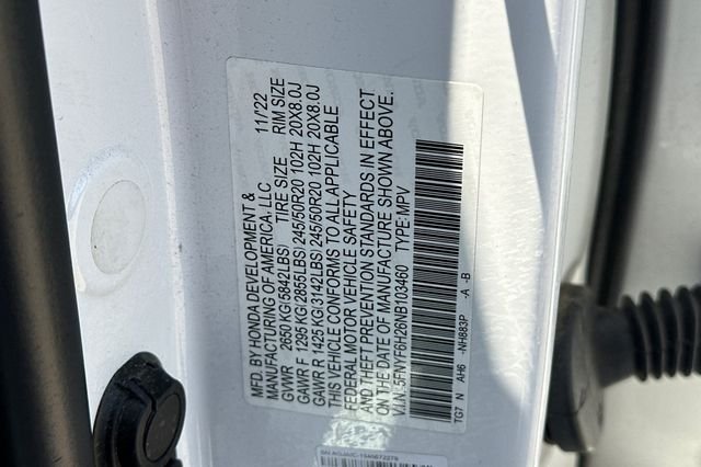 Used 2022 Platinum White Pearl Honda Special Edition image 33