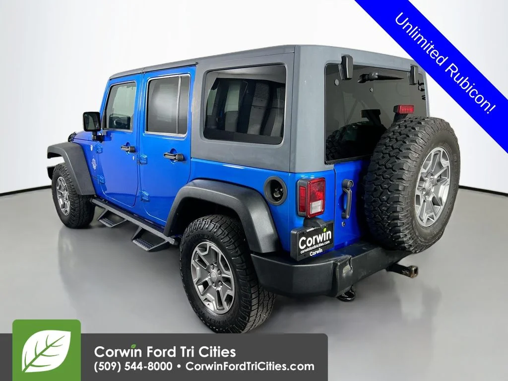 Used 2016 Blue Jeep Unlimited Rubicon image 11