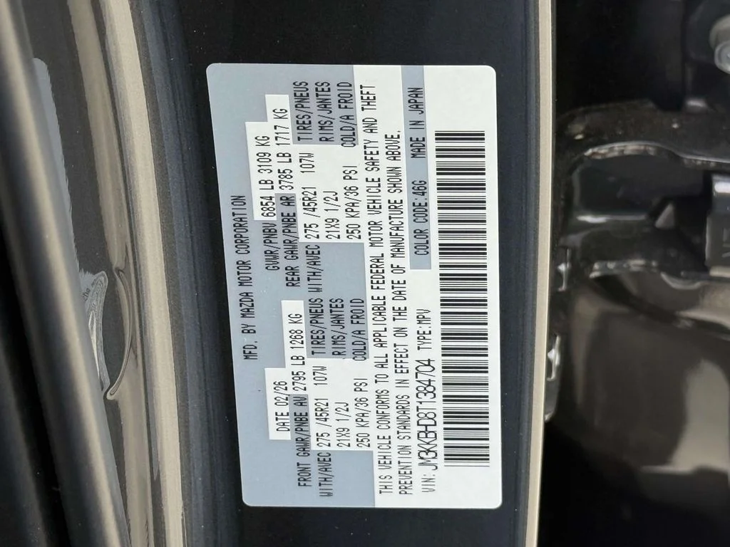 New 2026 Machine Gray Mazda 3.3 Turbo Preferred image 33