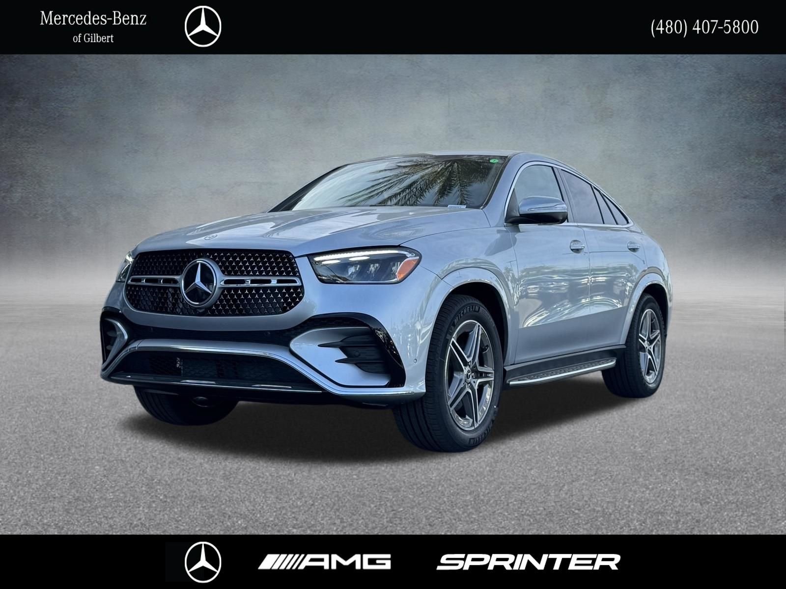 New 2026 Cirrus Silver Metallic Mercedes-Benz GLE 450 Coupe image 1