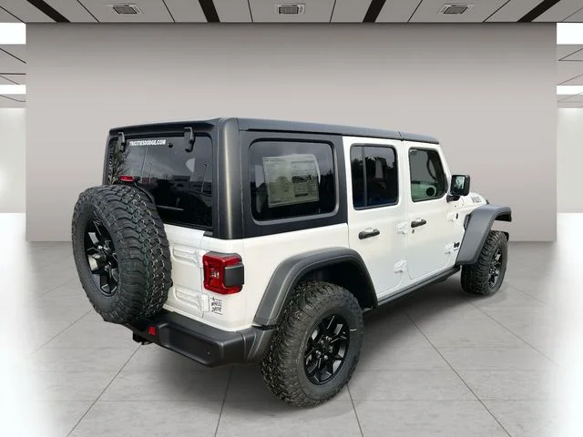 New 2026 Bright White Clear-Coat Exterior Paint Jeep Willys image 2