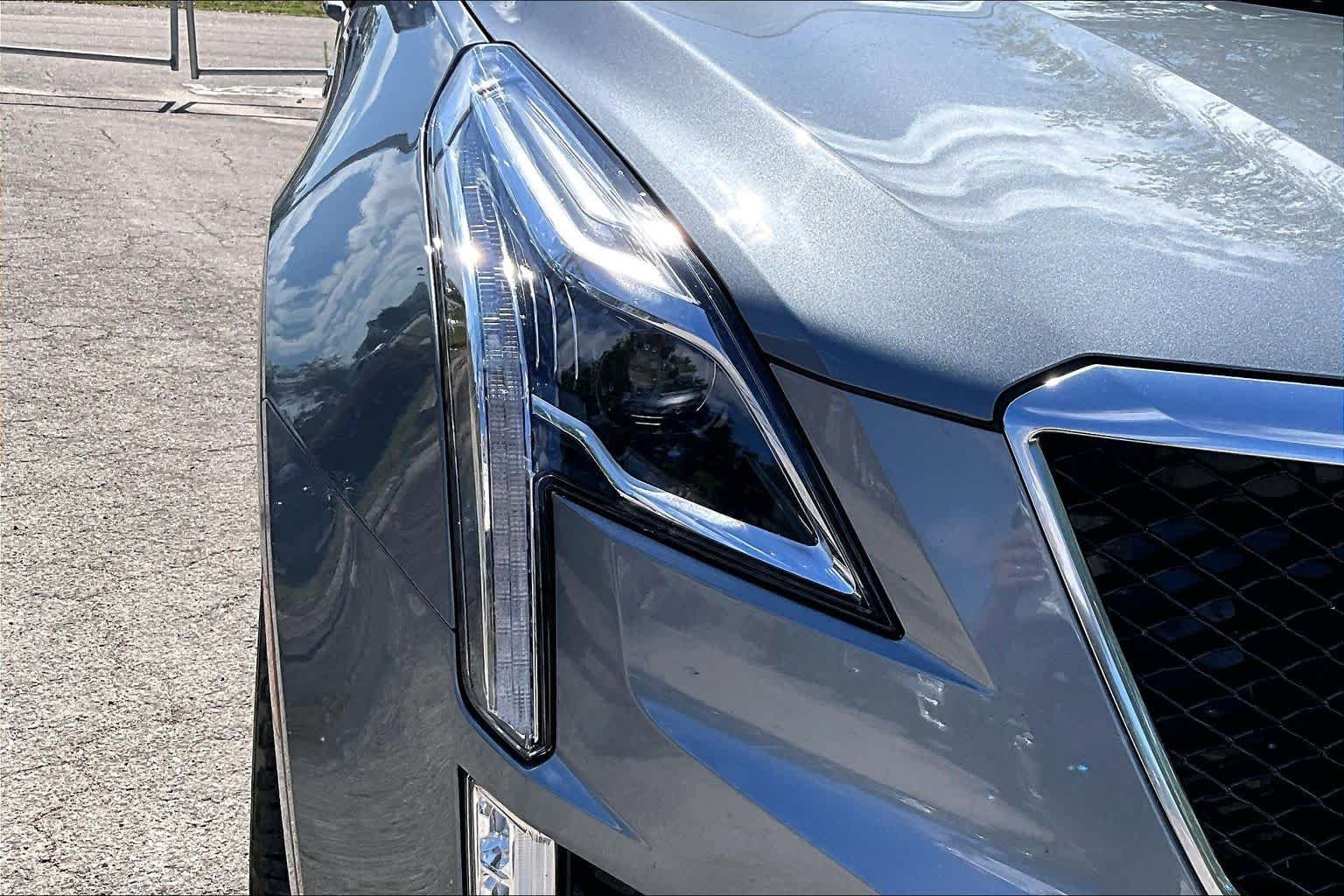 Used 2021 Satin Steel Metallic Cadillac AWD Sport image 28