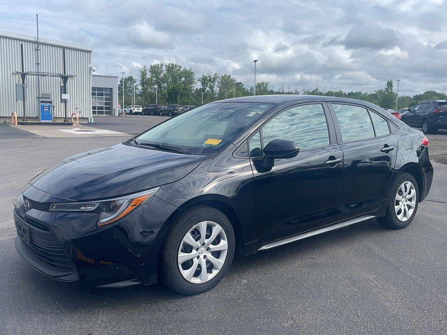 Certified Used 2024 Midnight Black Metallic Toyota LE image 6