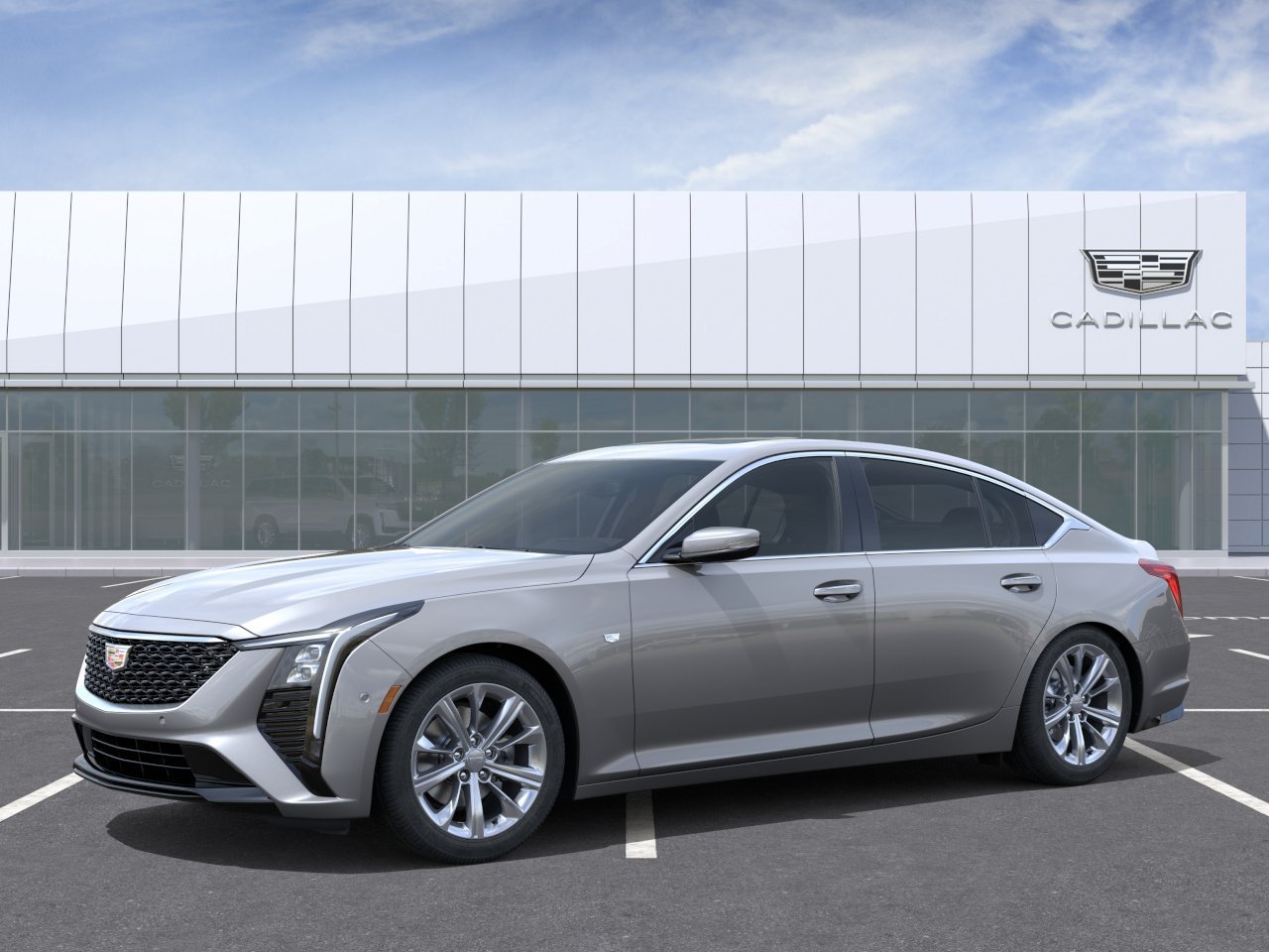 New 2026 Argent Silver Metallic Cadillac Premium Luxury image 2