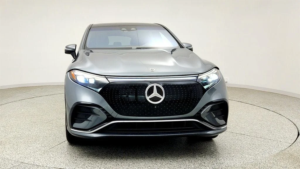 Used 2023 Selenite Grey Metallic Mercedes-Benz EQS 580 4MATIC® SUV, Exclusive w/ PRE-SAFE Rear Seat Package, HUD image 2