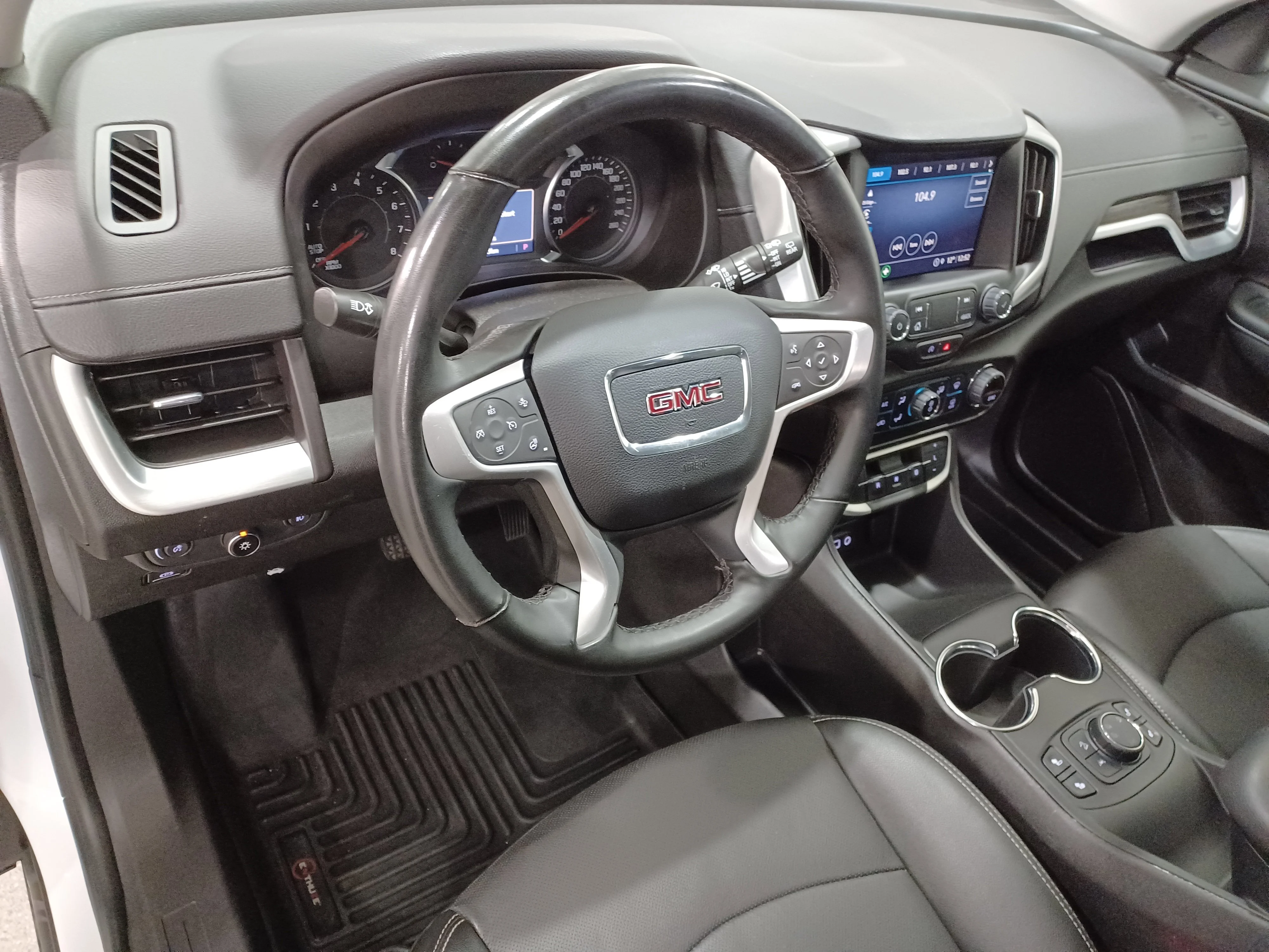 Certified Used 2024 White GMC SLT AWD *Remote Start | Htd Leather | Htd Wheel | Memory Seats | Park Assist | Apple CarPlay image 12