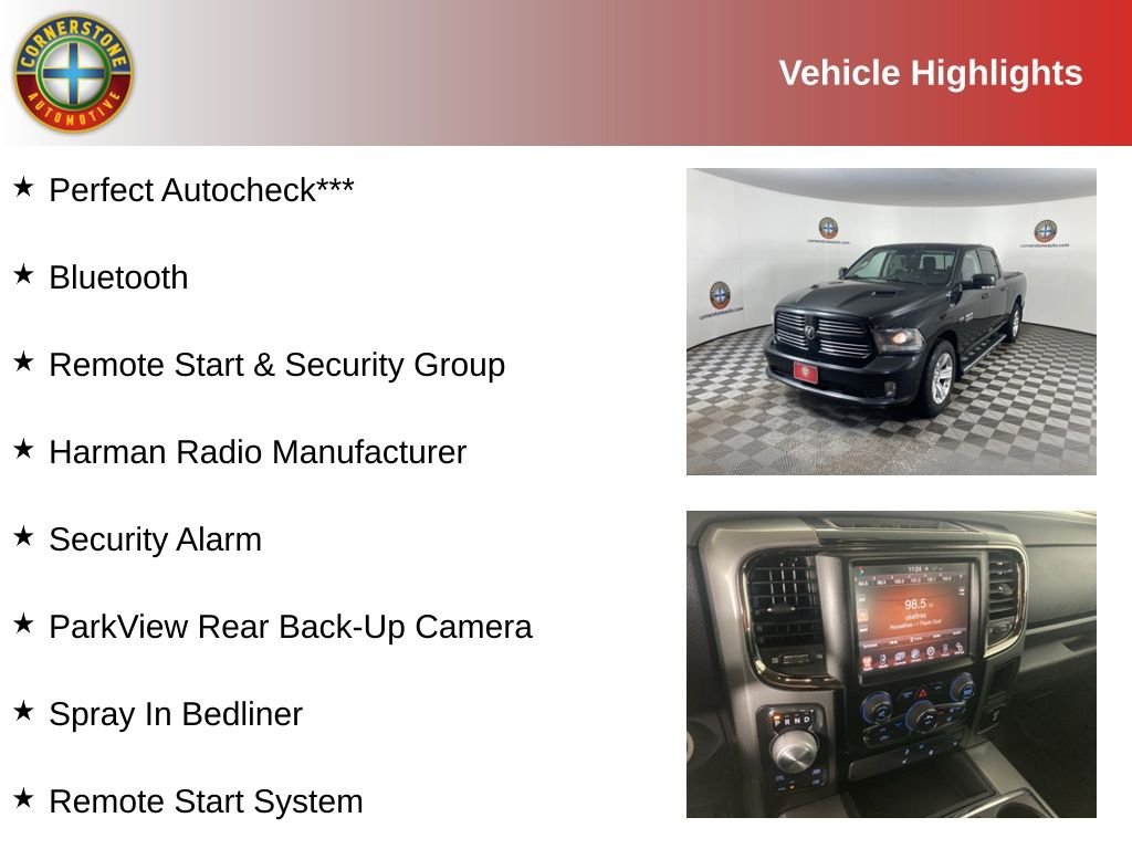 Used 2015 RAM Ram 1500 Sport with VIN 1C6RR7UT1FS681851 for sale in Elk River, Minnesota