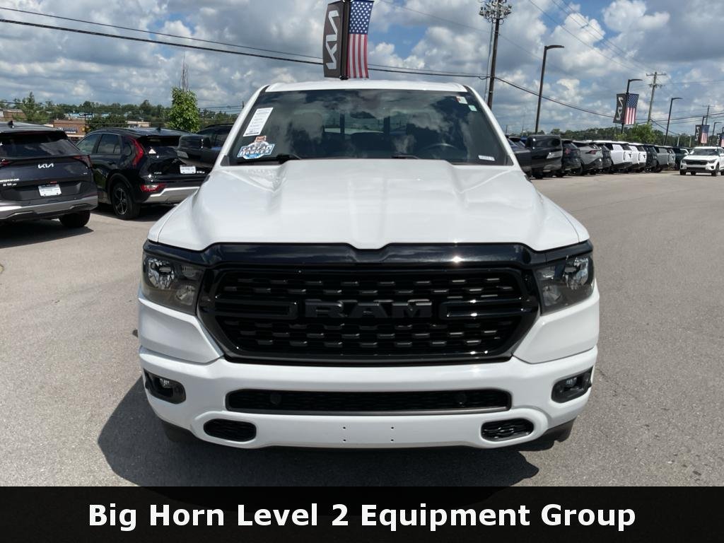 Used 2022 Bright White Clearcoat Ram Big Horn image 3