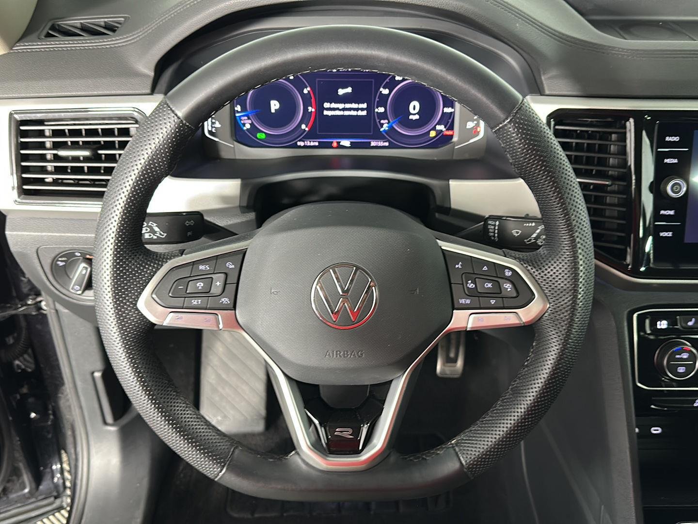 Used 2023 Deep Black Pearl Volkswagen 3.6L V6 SEL R-Line Black image 24