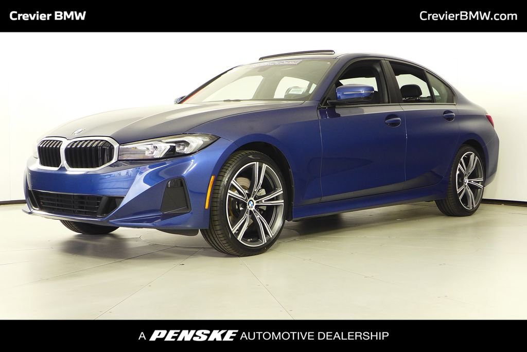 Certified Used 2023 Blue Metallic BMW 330i xDrive image 1