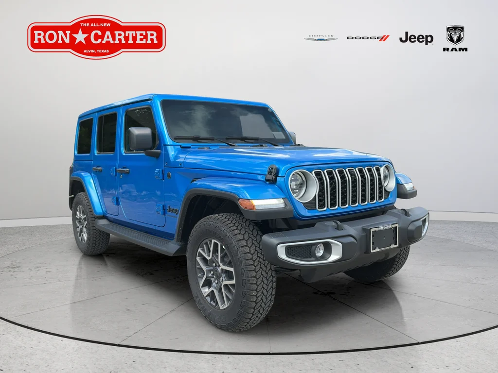 New 2026 Hydro Blue Pearl-Coat Exterior Paint Jeep Sahara image 1
