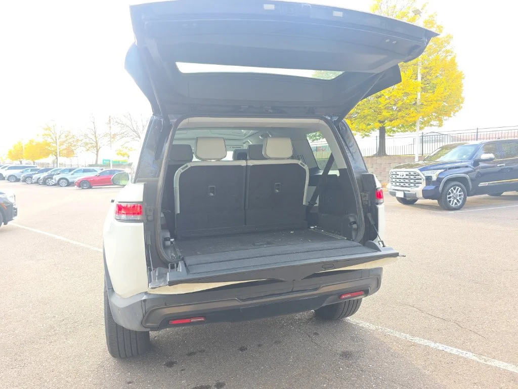 Used 2025 Glacier White Rivian Adventure Dual Motor Max Pack image 7