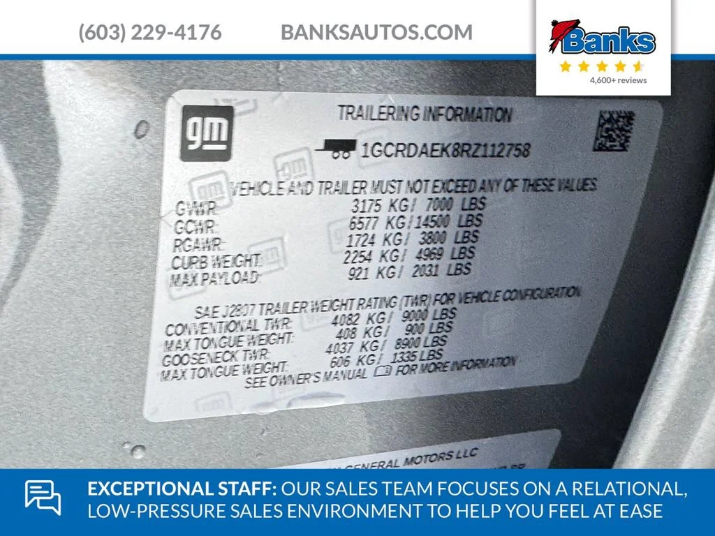 Certified Used 2024 Sterling Gray Metallic Chevrolet WT image 10