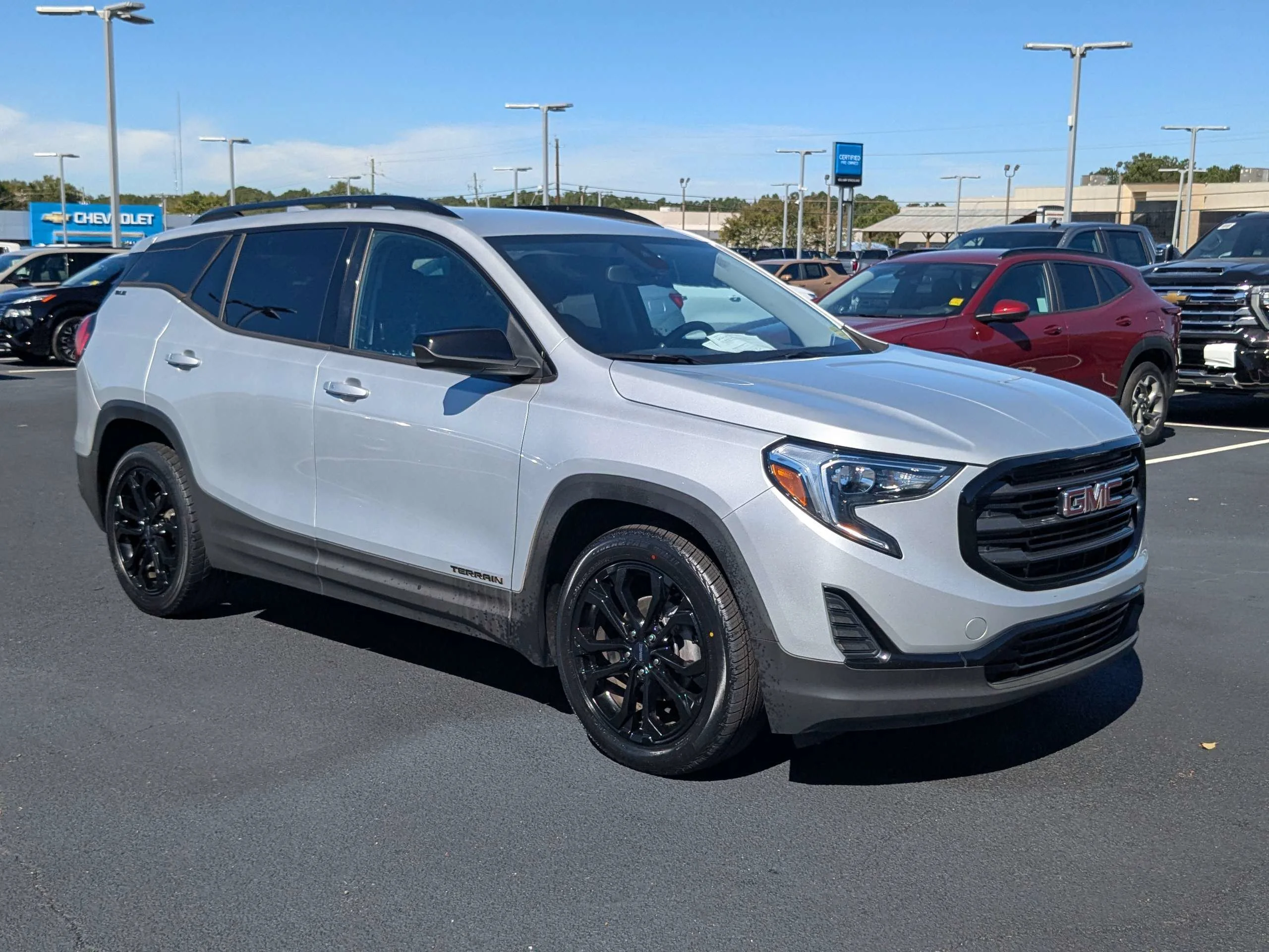 Used 2021 GMC Terrain SLE with VIN 3GKALMEV6ML348437 for sale in Mcdonough, GA