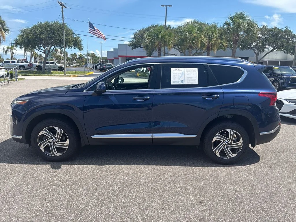 Certified Used 2022 Blue Hyundai SEL image 5