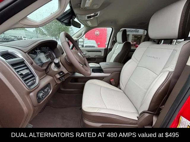 New 2026 Flame Red Clear-Coat Exterior Paint RAM Laramie image 12